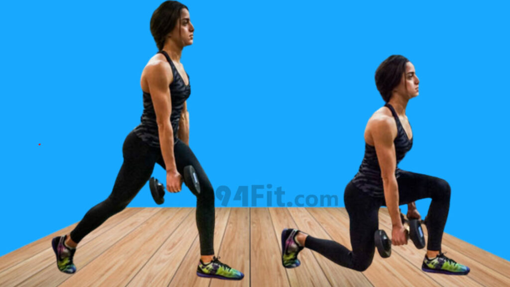 các bước thực hiện lunge đúng cách - 94fit